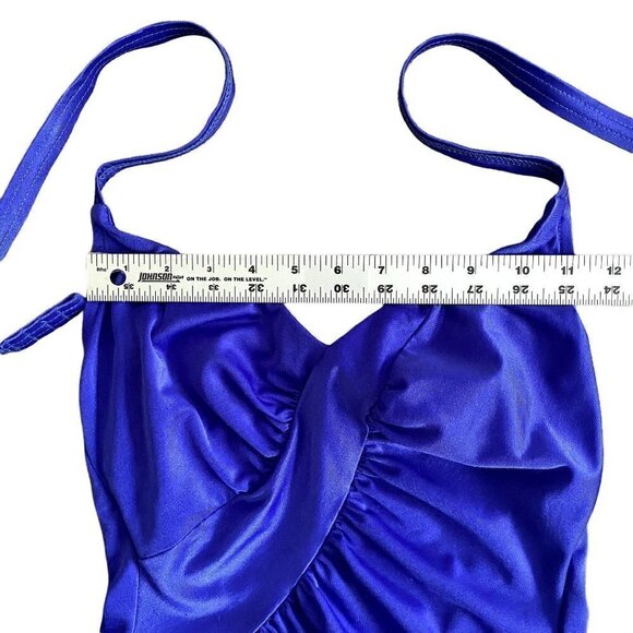 Vintage ILGWU Retro Vibes One Piece Swim Suit | Violet | Size 14 - Picture 3 of 10